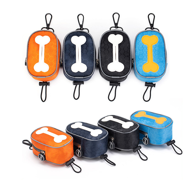 Poop Bag Dispenser - Dog Poop BagHangable Dispenser Zipper Dogs