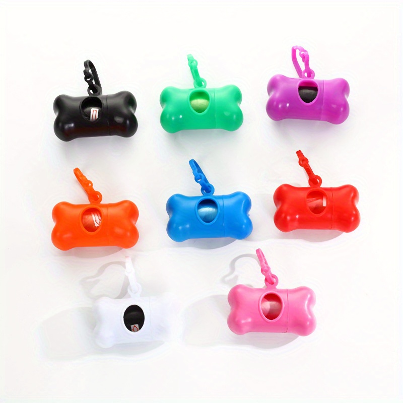 Poop Bag Dispenser - Colorful Bone-Shaped Dog Poop Bag Dispensers