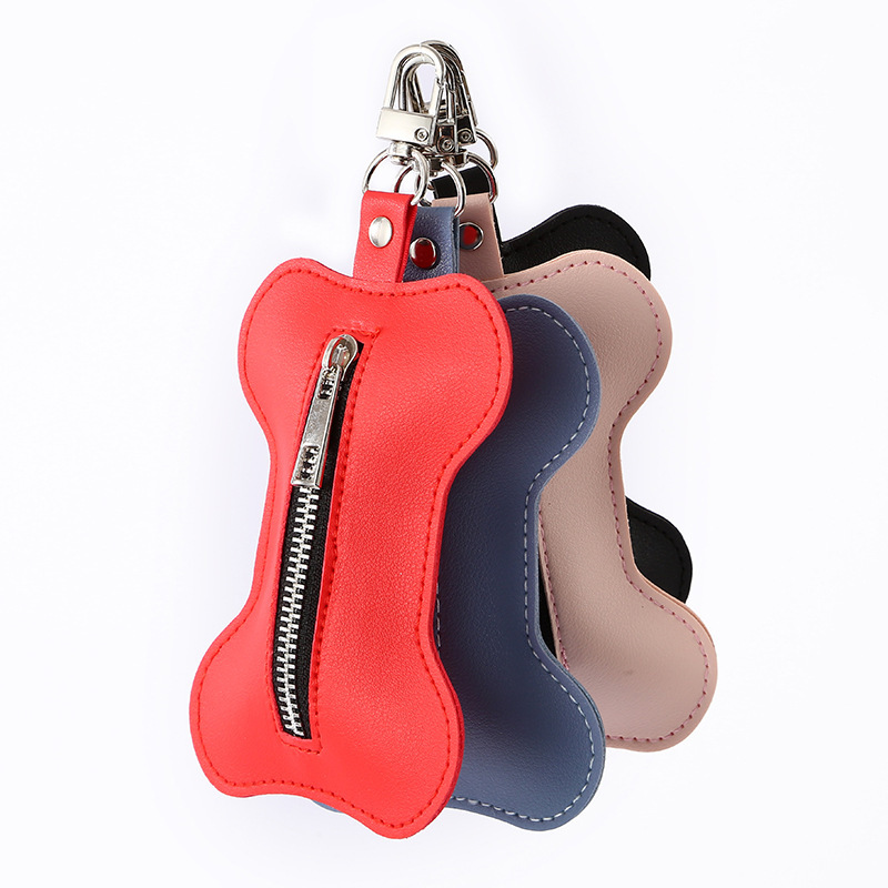 PU Portable Dog Poop Bag Holde - مراجعة Poop Bag Dispenser وسعره