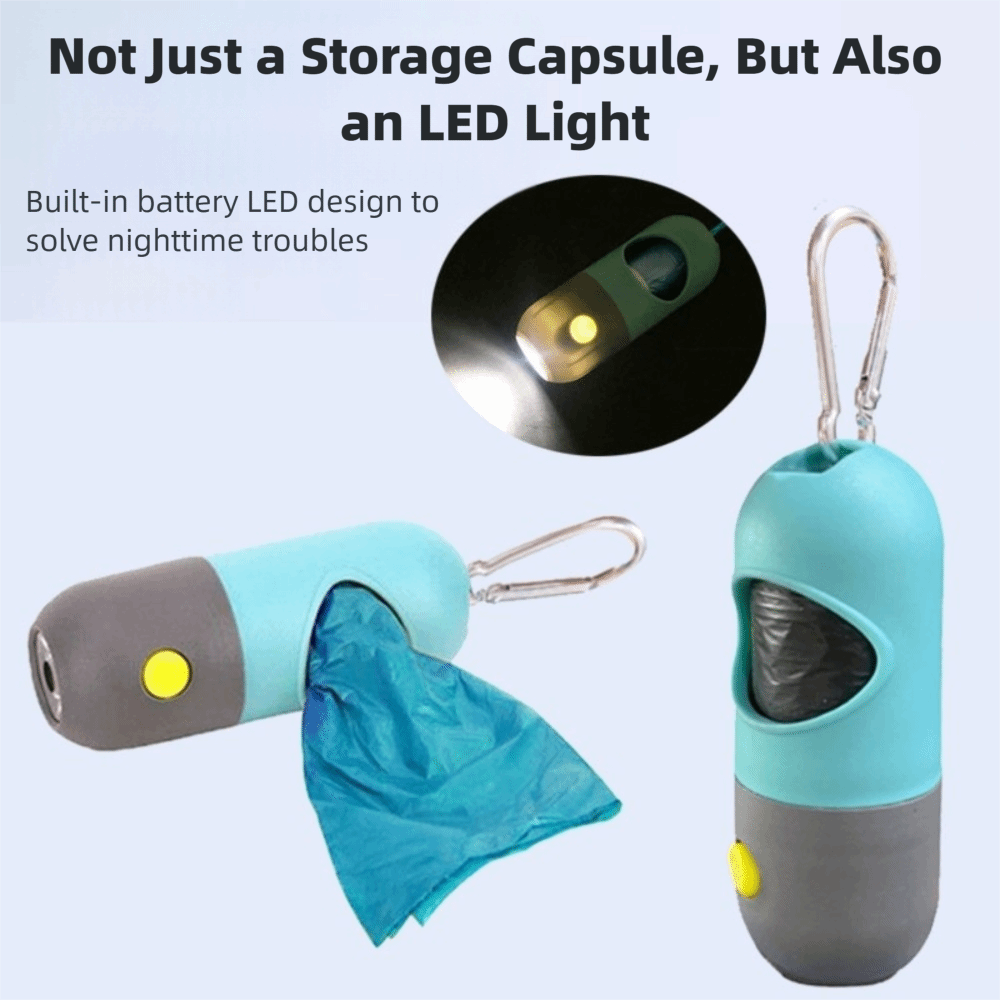 Metal Carabiner Dog Poop Bag D - مراجعة Poop Bag Dispenser وسعره