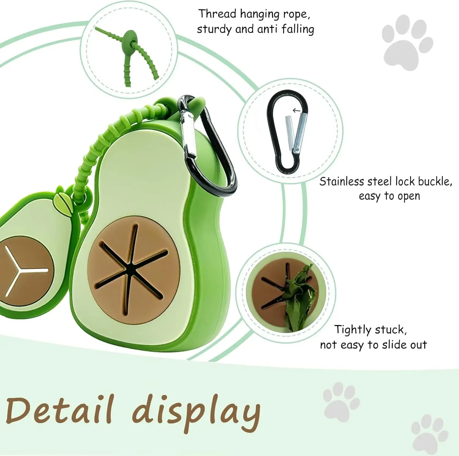 1* Avocado Dog Poop Bag Dispen - مراجعة Poop Bag Dispenser وسعره
