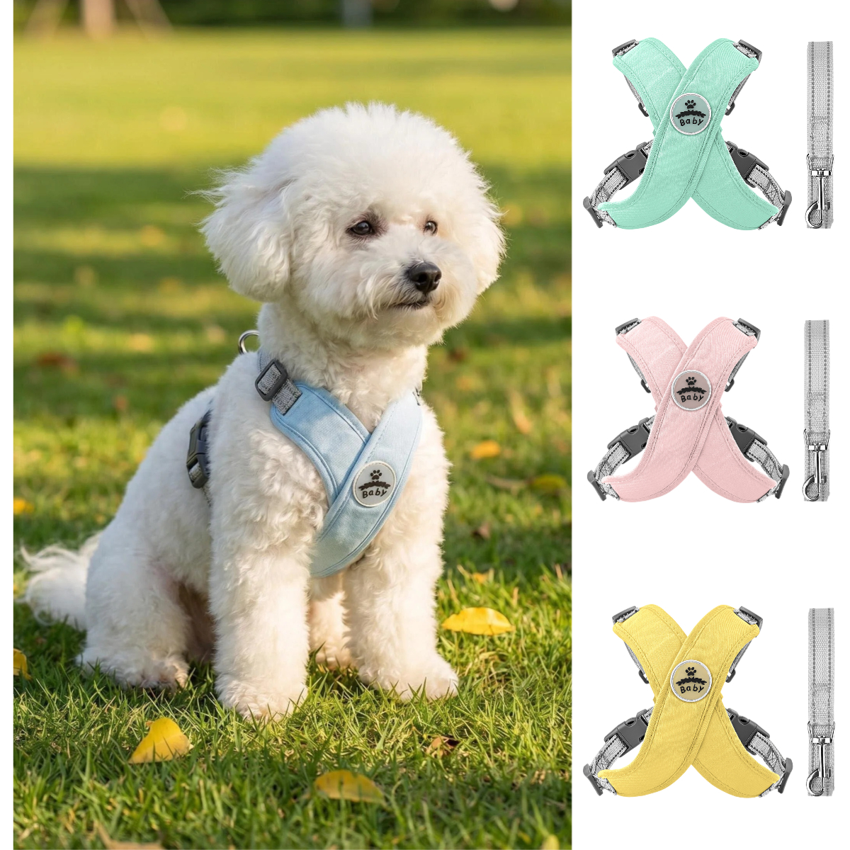 Pet Dog Harness and Leash Set  - مراجعة Pet X Supplies & Tack Grooming وسعره