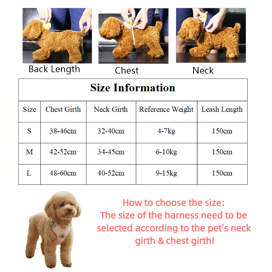 Pet Dog Harness and Leash Set  - مراجعة Pet X Supplies & Tack Grooming وسعره