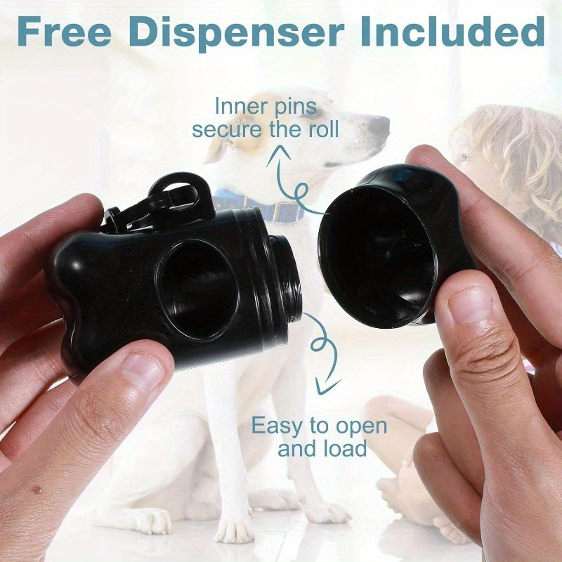 150 Count Dog Poop Bags + 1 bo - مراجعة Poop Bag Dispenser وسعره