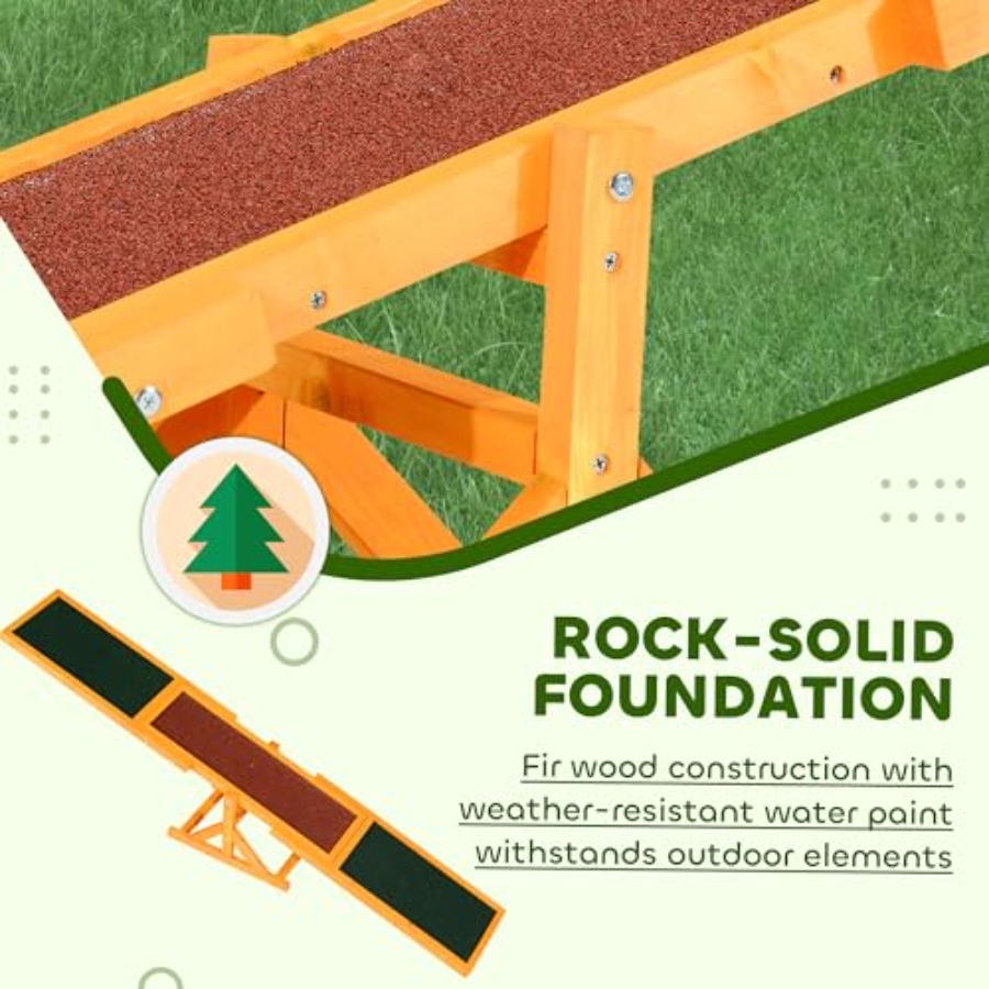 Wooden Dog Agility Seesaw for  - مراجعة Pet X Supplies & Tack Grooming وسعره