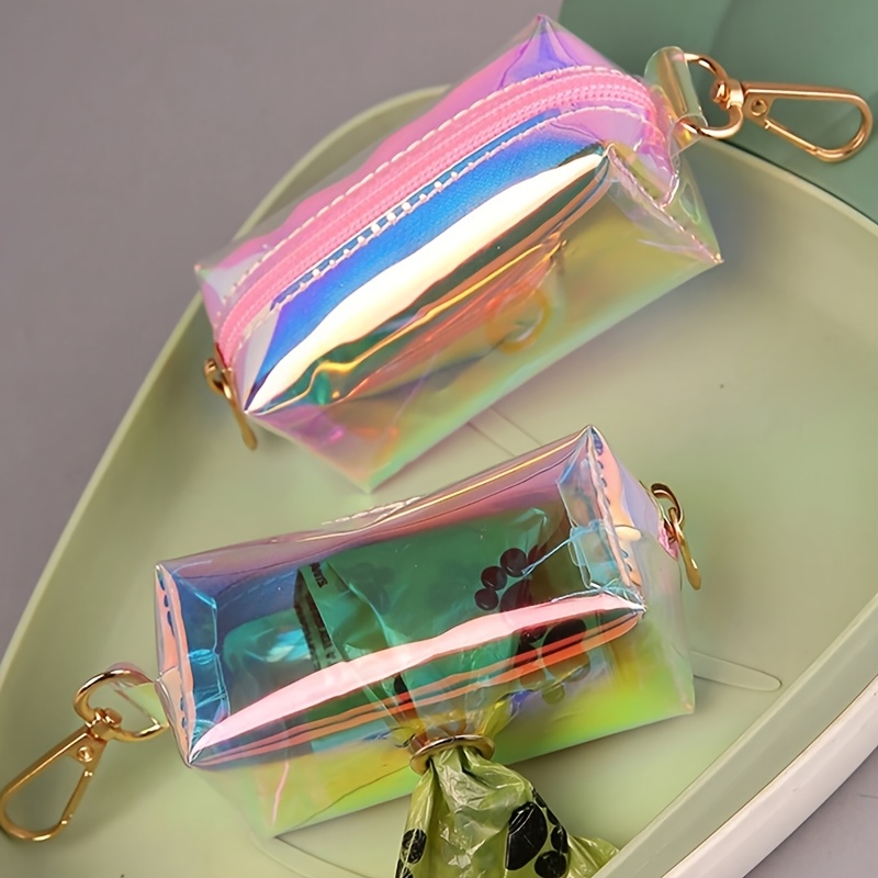 1pc Holographic Reflective Dog - مراجعة Poop Bag Dispenser وسعره