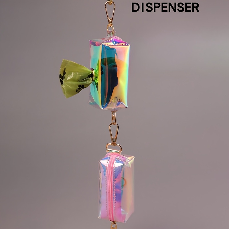 1pc Holographic Reflective Dog - مراجعة Poop Bag Dispenser وسعره