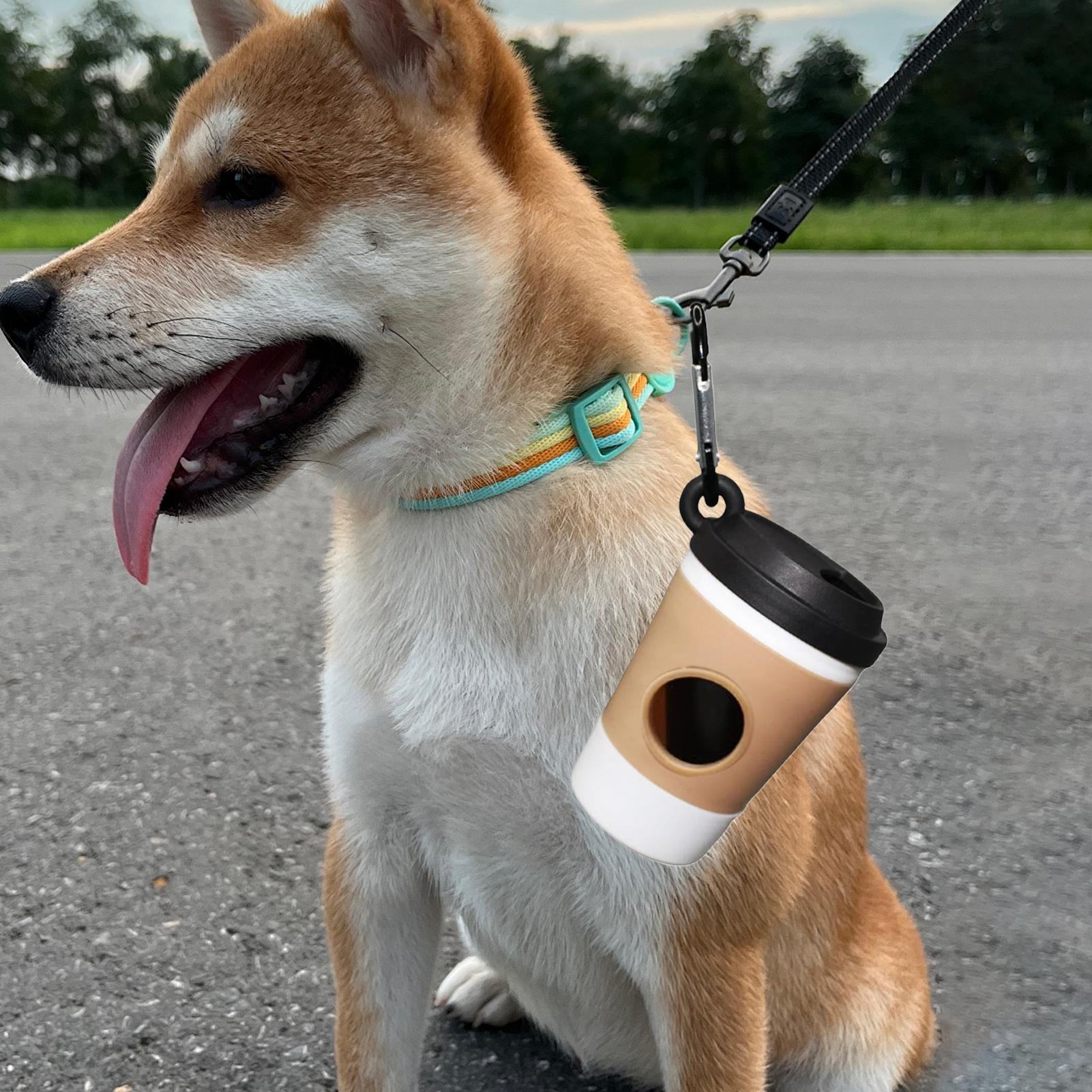 Coffee Cup Style Dog Poop Bag  - مراجعة Poop Bag Dispenser وسعره